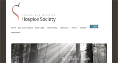 Desktop Screenshot of nelsonhospice.org